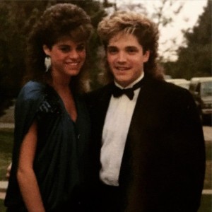Dave Koz and his prom date, Lisa