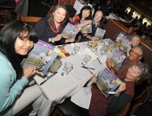 Special guests at the 2015 Smooth Jazz News Anniversary Brunch & Jam Session: Charlotte White, Robin Pao, Keiko Matsui, Art Good, Craig Collier, Peter White, Al & Sandy Williams (photo by David Hopley)