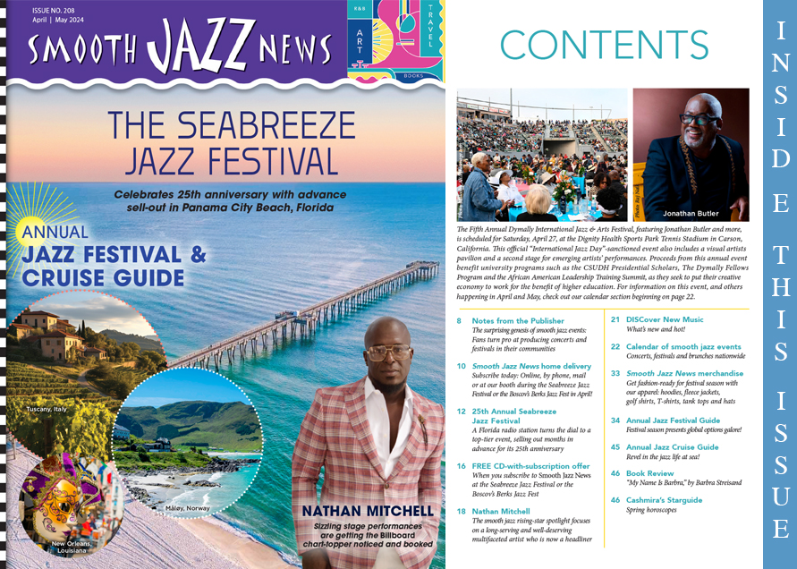 April-May issues for Smooth Jazz News